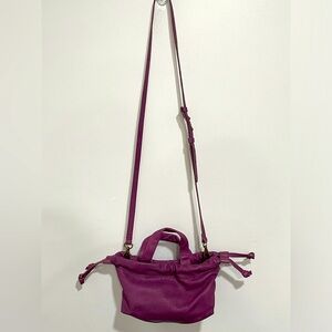 Gorgeous Purple Leather Madewell The Piazza Crossbody Mini